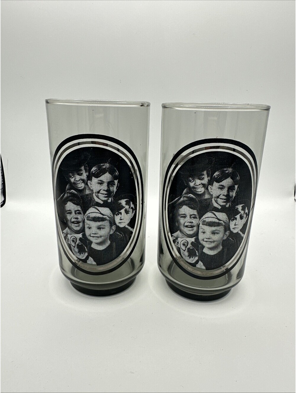 Vintage 1979 Arbys Collectors Cups Little Rascals Super Rare! Set Of 2